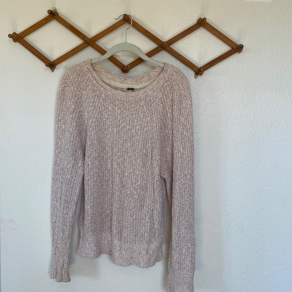Pink Free People Sweater